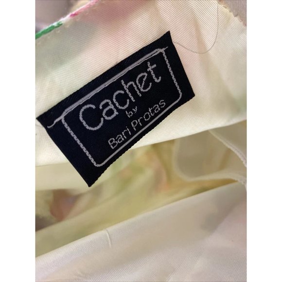 VTG Cachet Bari Protas Small Prom Dress Cupcake Full Southern Belle 80s does 50s - Picture 7 of 12